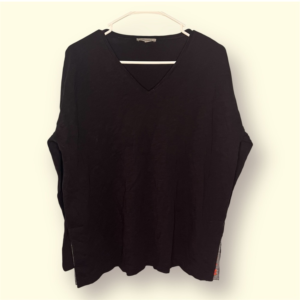 Lisa Todd Black Long Sleeve Top